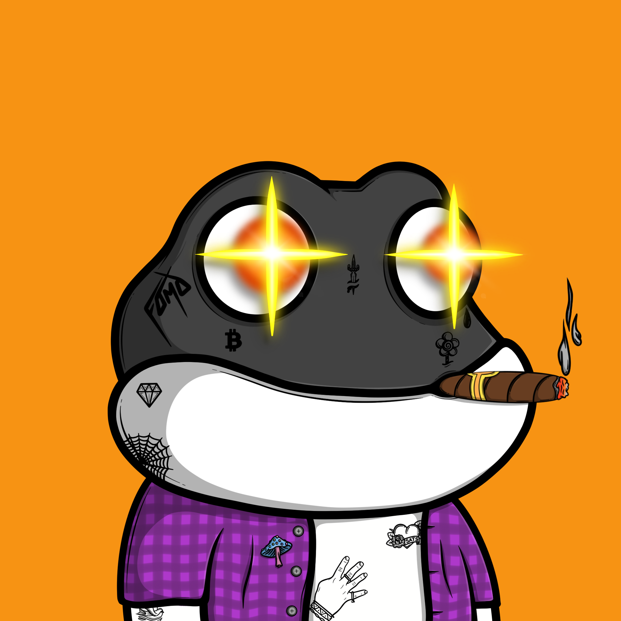 Image of Bitcoin Frogs Custom_Honorary